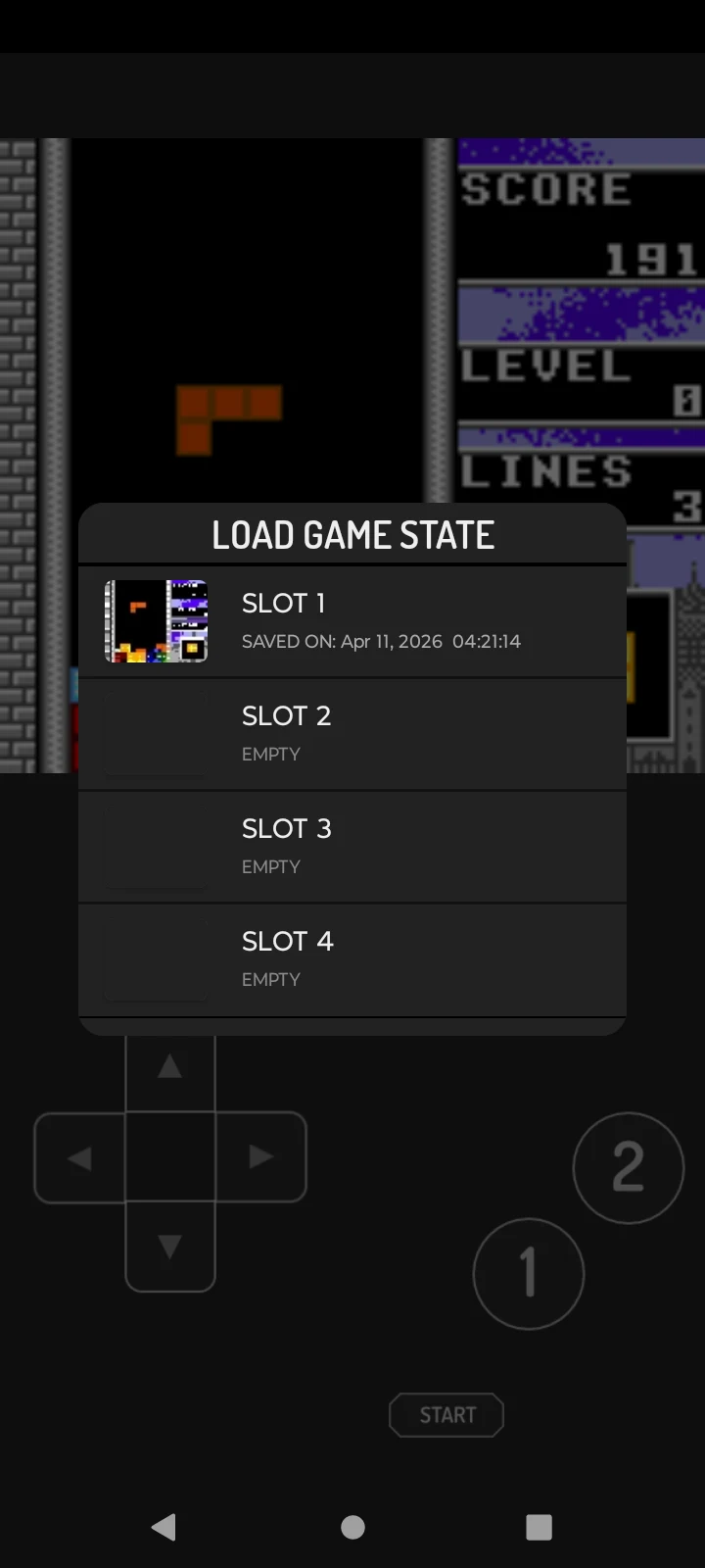 GearOne - GG/SMS Emulator screenshot